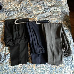 Banana Republic Hayden Taper Pant Size 4 - black, navy and gray